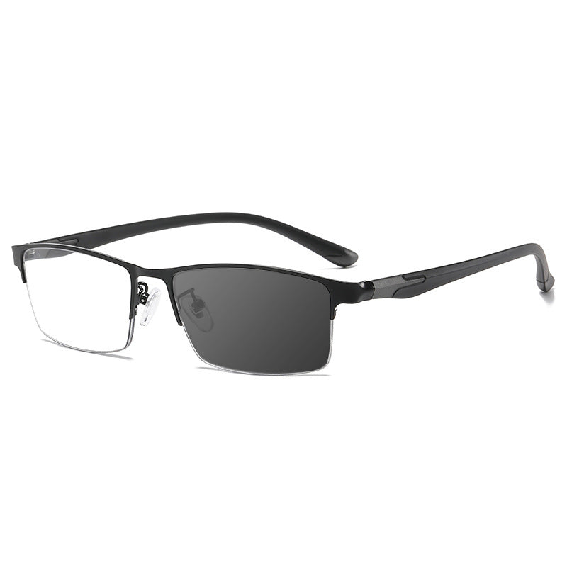 SPORTS OUTDOOR ALUMINUM MAGNESIUM ULTRA-LIGHT COLOR-CHANGING MULTI-FOCAL READING GLASSES FREE Shipping