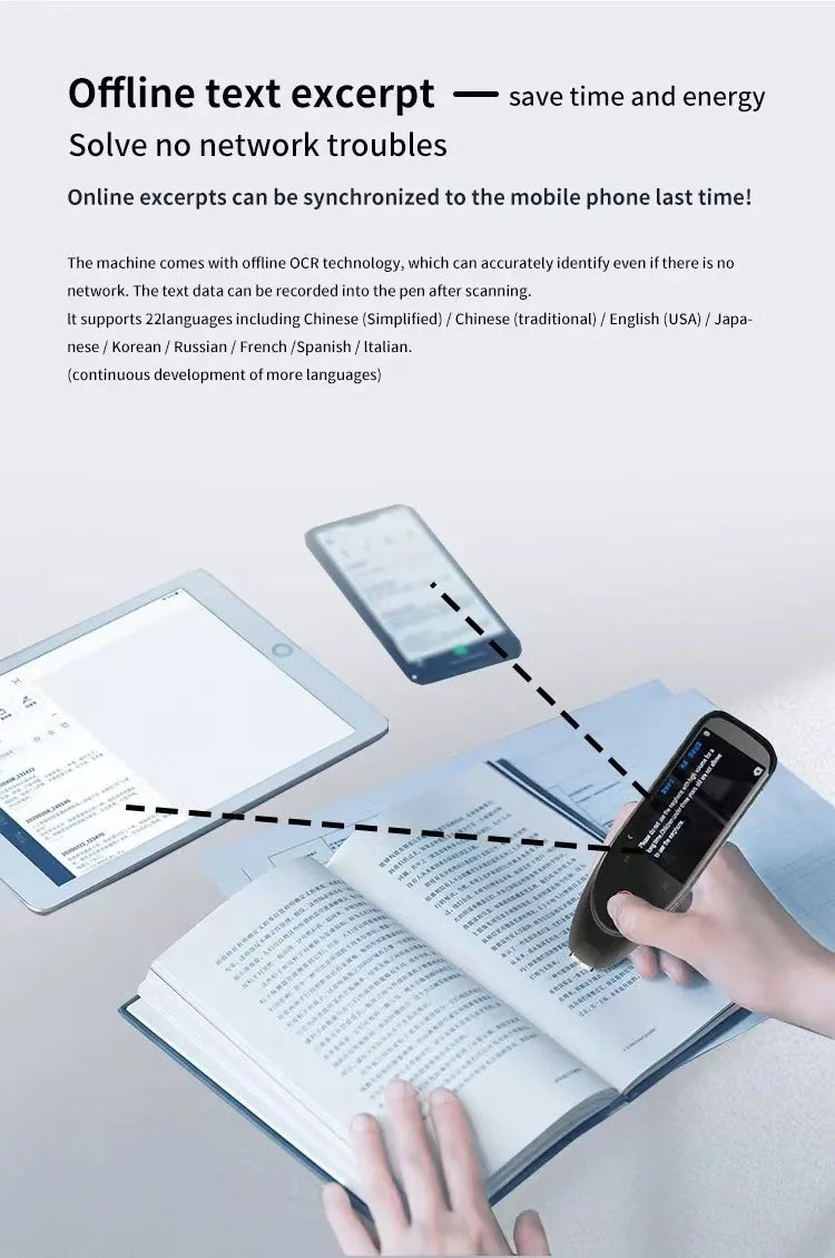 112 Language Translation Scanning Reading Pen (Free Shipping）