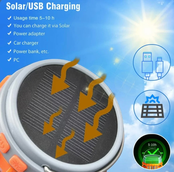 Multifunctional Solar Camping Mosquito Killer Lamp FREE Shipping