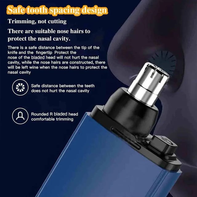 Portable Nose Hair Trimmer (Painless & Precision) FREE Shipping