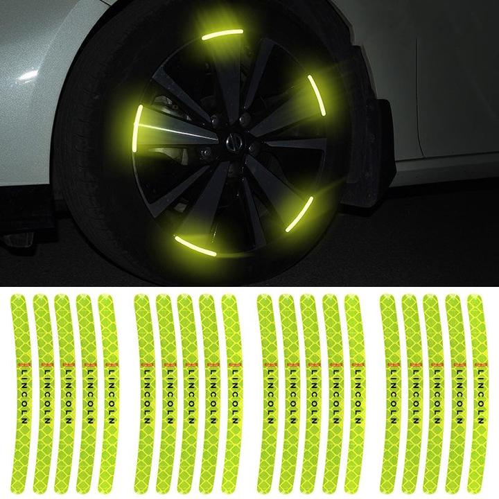 Car Reflective Wheel Warning Sign Sticker