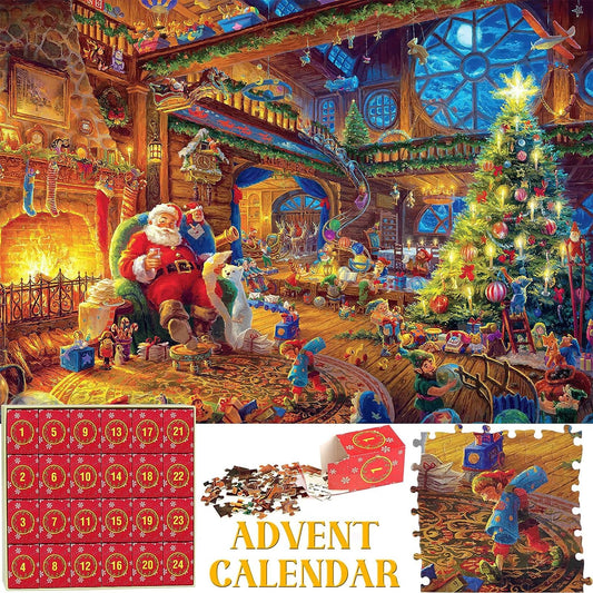 Advent Calendar Christmas Jigsaw Puzzles FREE Shipping