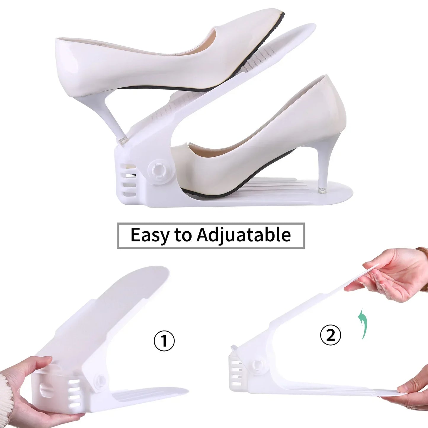 Double Layer Free Standing Shoe Rack FREE Shipping