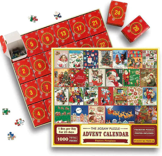 Advent Calendar Christmas Jigsaw Puzzles FREE Shipping