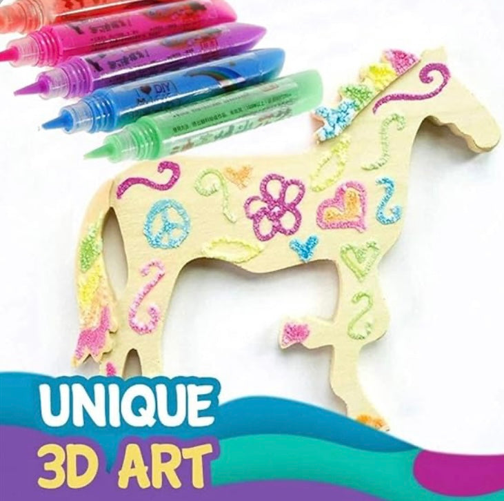 3D Magic Puffy Pens