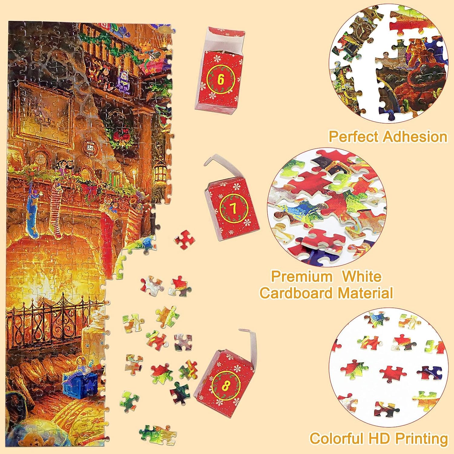 Advent Calendar Christmas Jigsaw Puzzles FREE Shipping