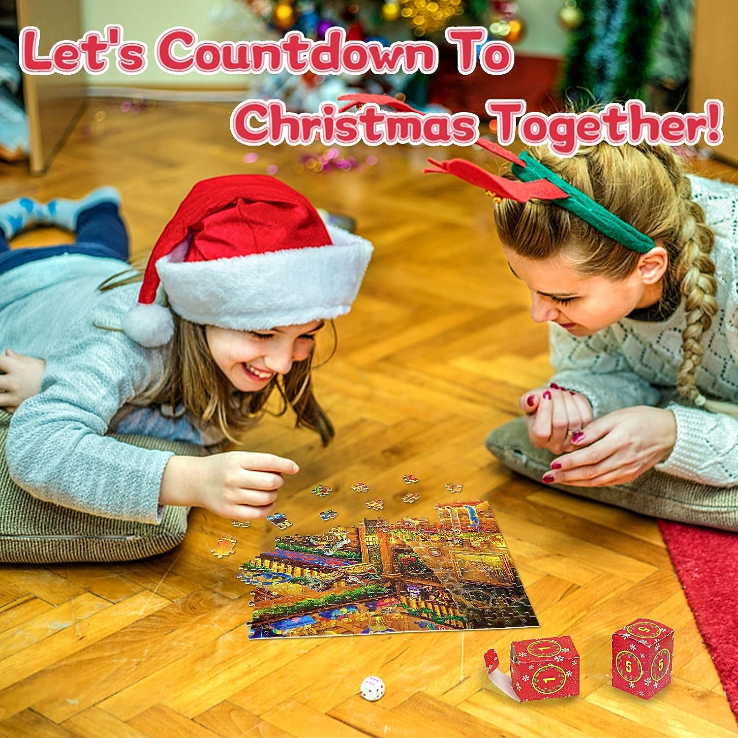 Advent Calendar Christmas Jigsaw Puzzles FREE Shipping