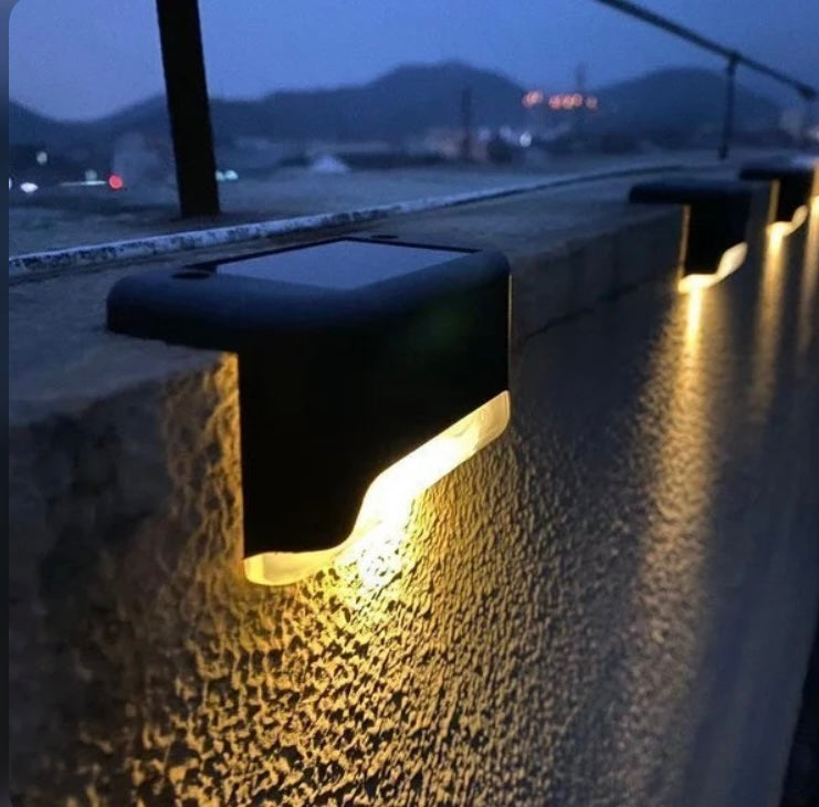 LED Solar Lamp Path Staircase Outdoor Waterproof Wall Light