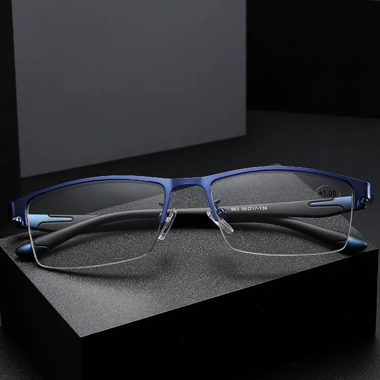 SPORTS OUTDOOR ALUMINUM MAGNESIUM ULTRA-LIGHT COLOR-CHANGING MULTI-FOCAL READING GLASSES FREE Shipping