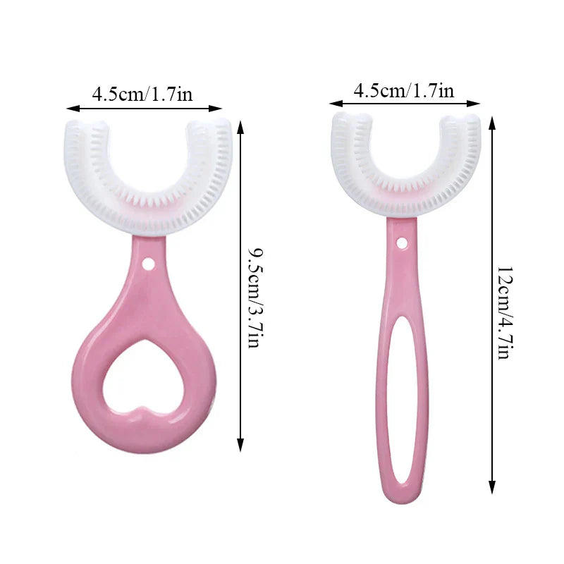 U-shaped children's toothbrush