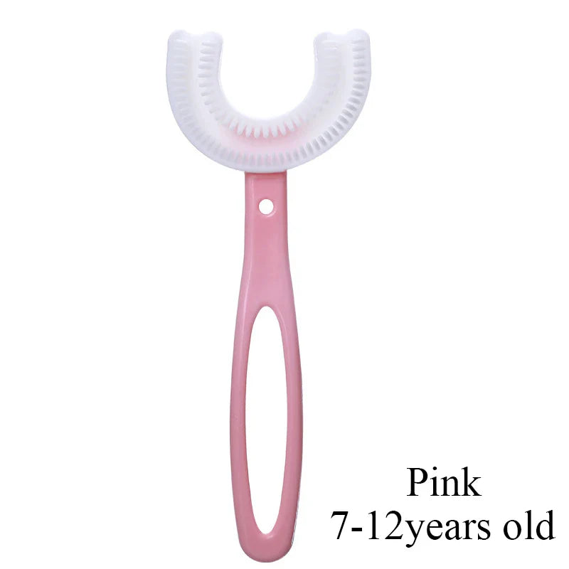 U-shaped children's toothbrush