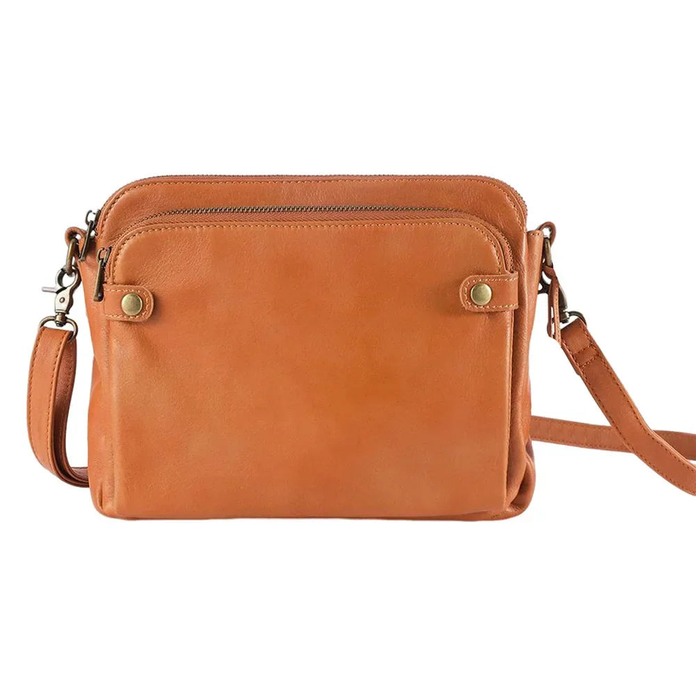 Crossbody Leather Shoulder Bags and Clutches