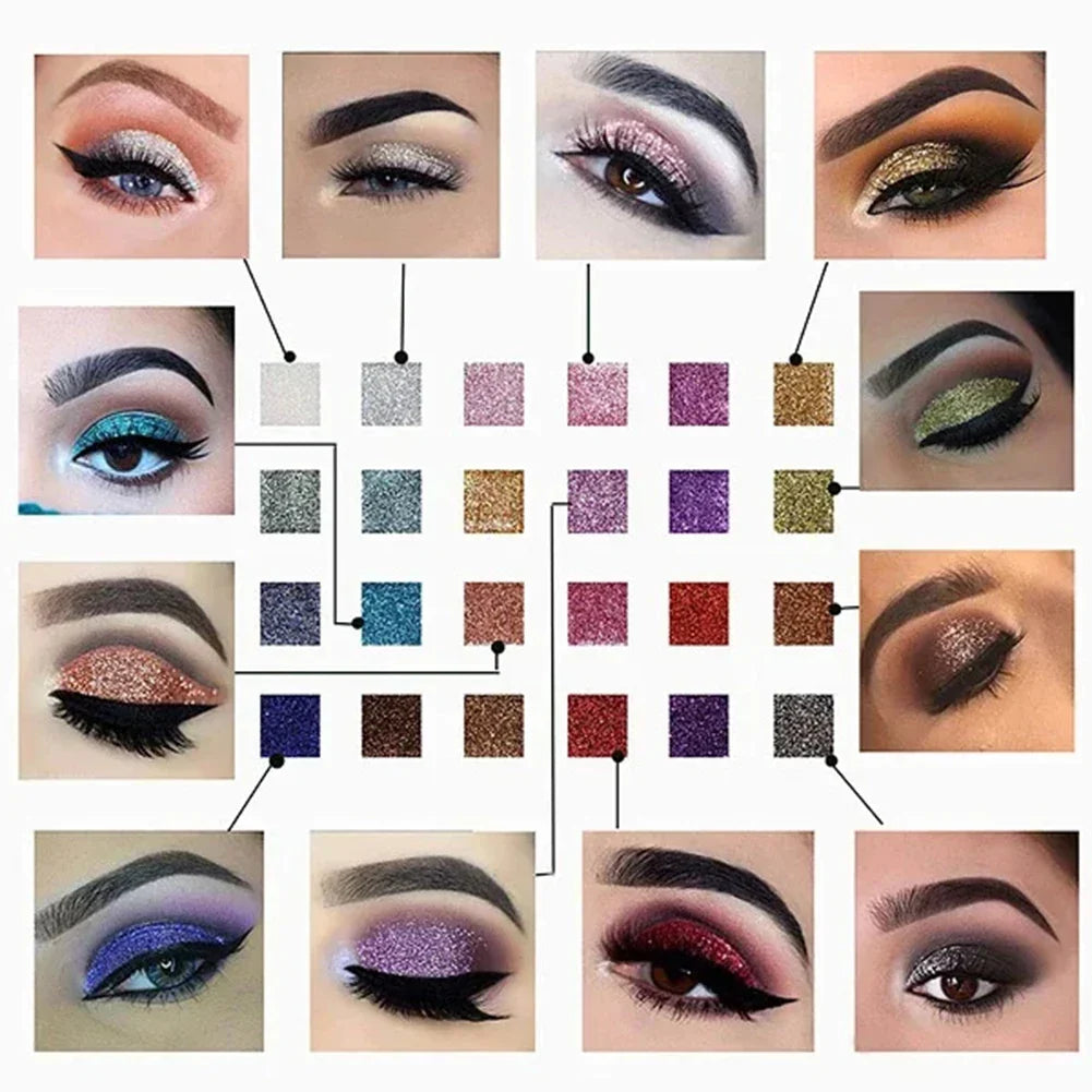 10 Colors Glitter Eyeshadow Palette