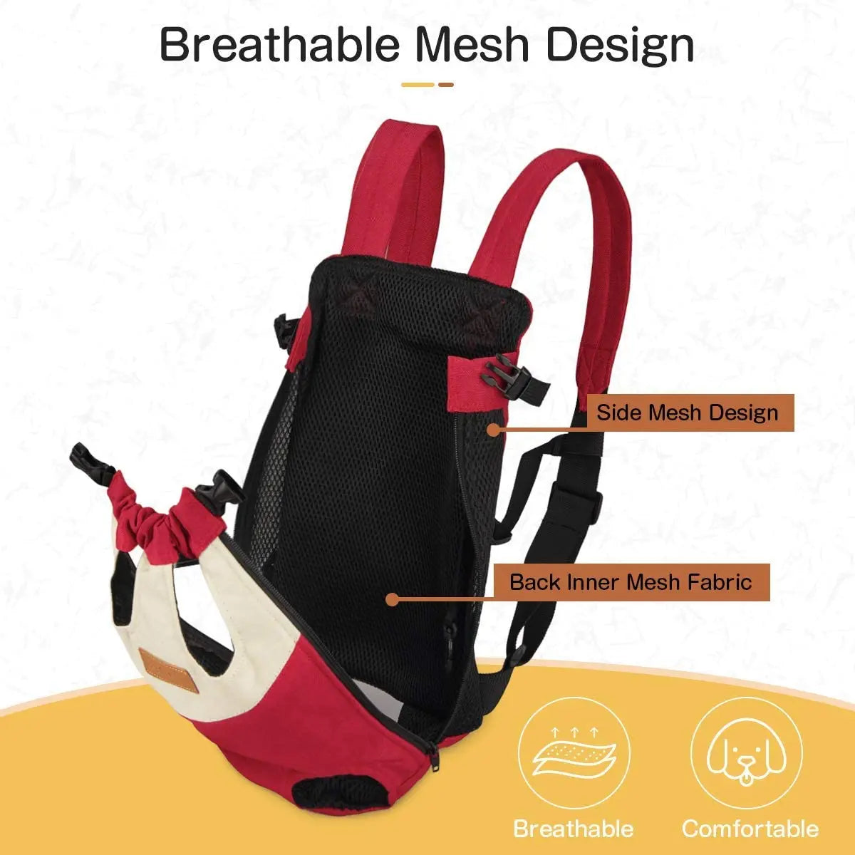 Portable Backpack for Dogs and Cats Traveling Out