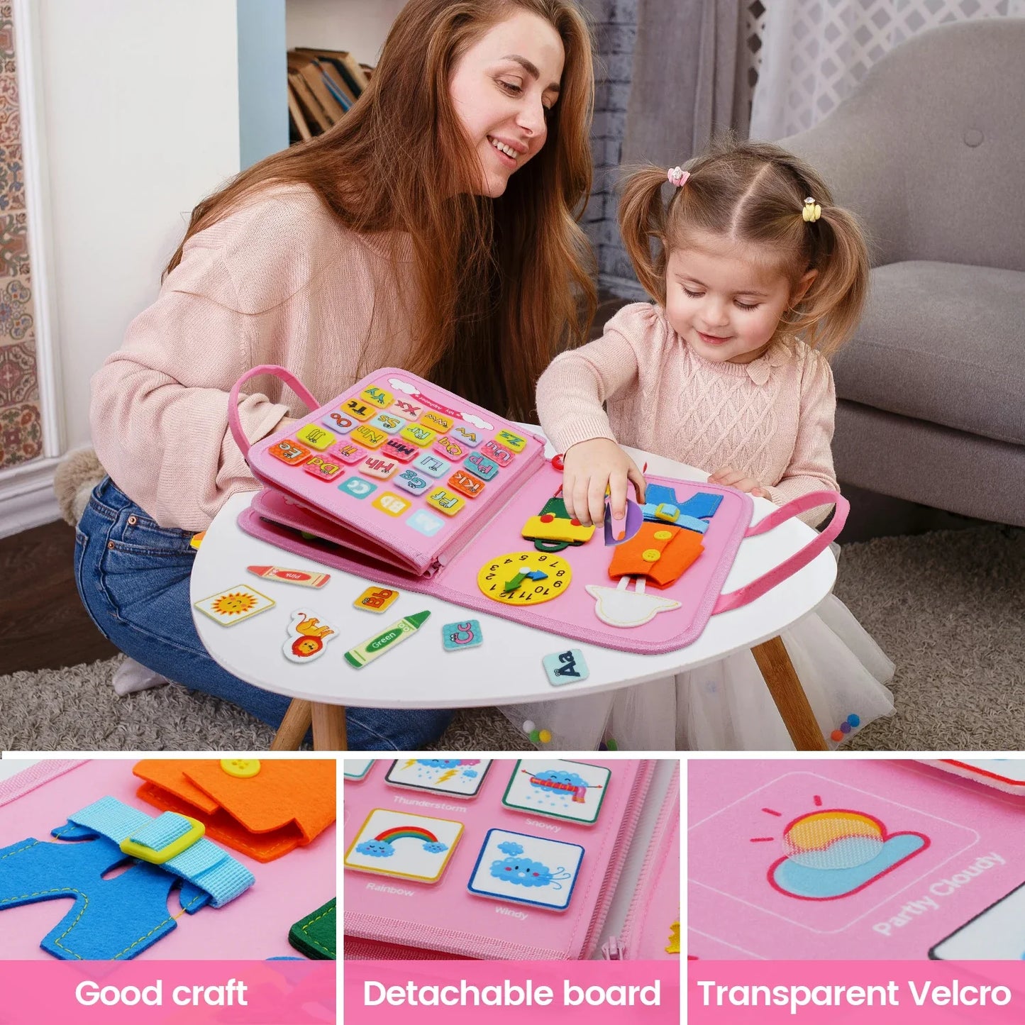 Felt Learning Board Busy Board FREE Shipping