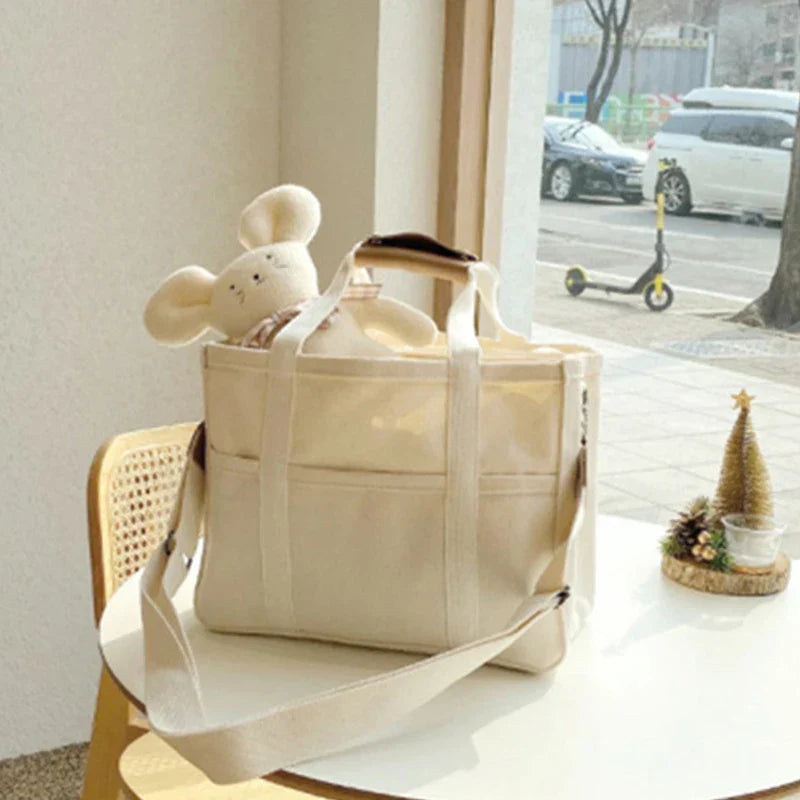 Utility Canvas Tote/Shoulder Bag for Daily Life