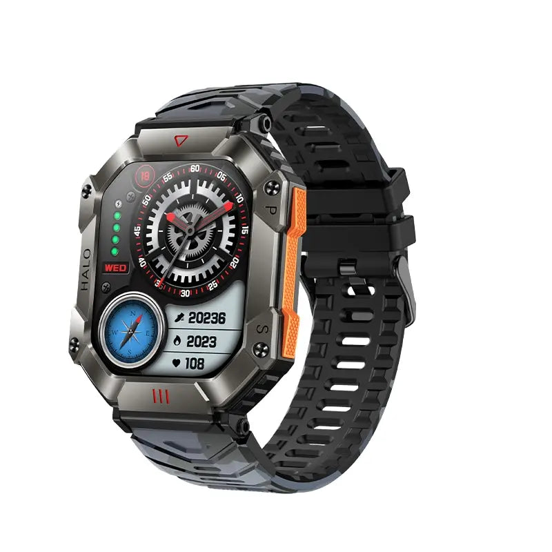 Outdoor Camping Multi-functional Waterproof Anti-fall Smart Watch