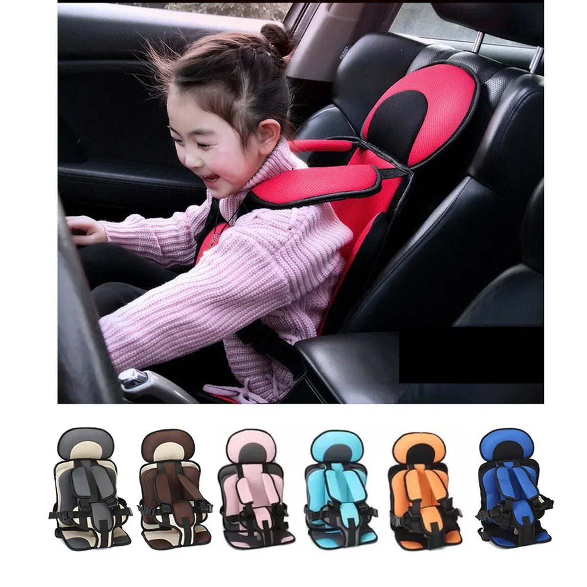 Auto Child Safety Seat Simple Car Portable Seat Belt