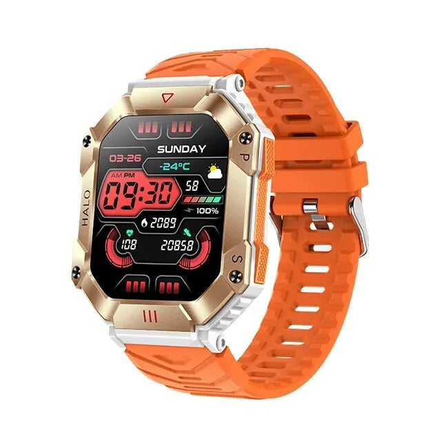 Outdoor Camping Multi-functional Waterproof Anti-fall Smart Watch