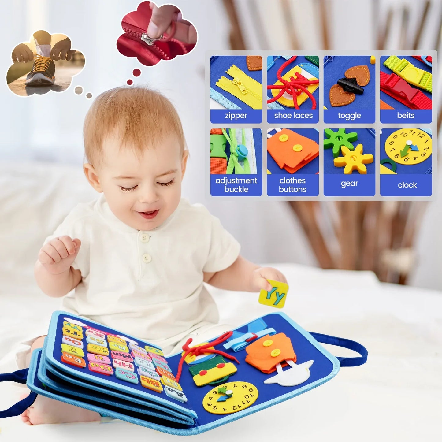 Felt Learning Board Busy Board FREE Shipping