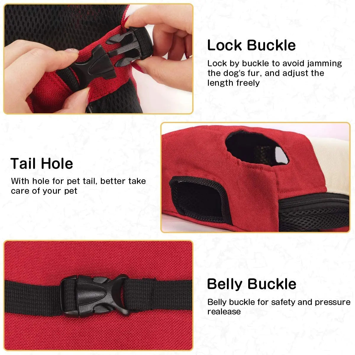 Portable Backpack for Dogs and Cats Traveling Out