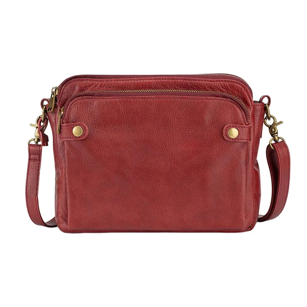 Crossbody Leather Shoulder Bags and Clutches