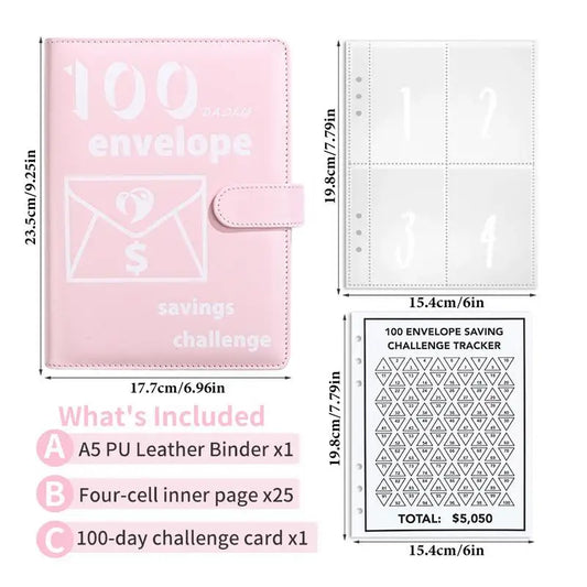 100 Envelope Challenge Binder