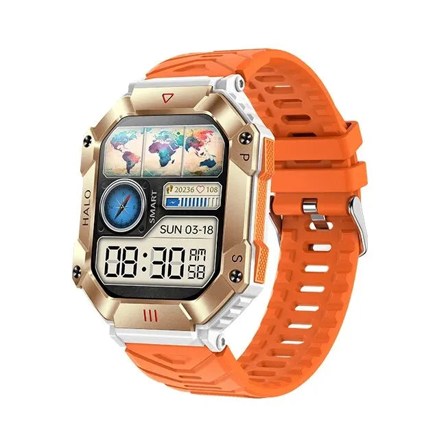 Outdoor Camping Multi-functional Waterproof Anti-fall Smart Watch