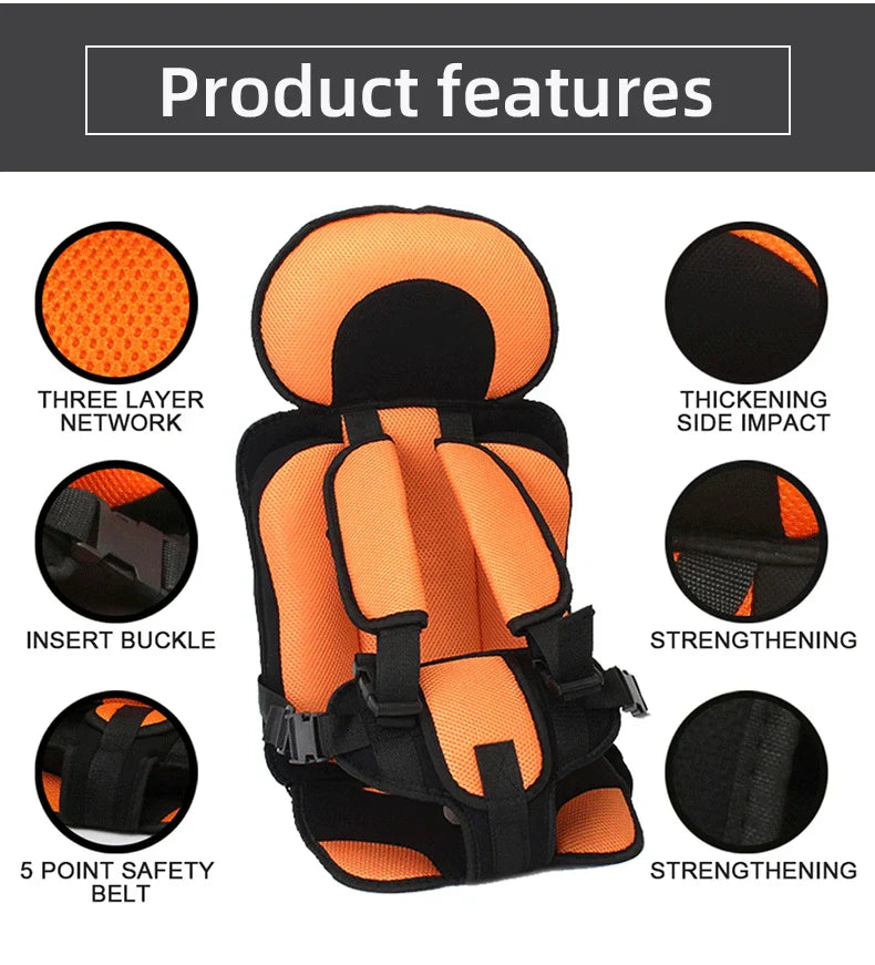 Auto Child Safety Seat Simple Car Portable Seat Belt