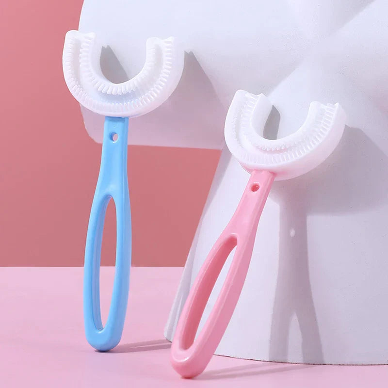 U-shaped children's toothbrush