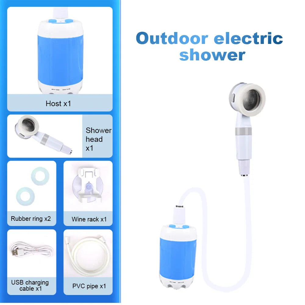 Portable Camping Shower Outdoor Camp Shower Pump FREE Shipping