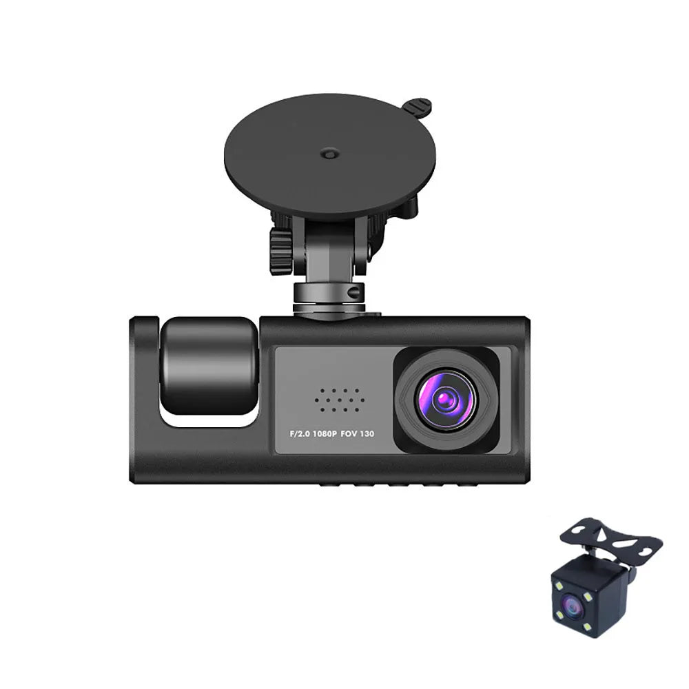 2-Inch Screen Wifi Link 1080P HD Dashcam with Night Vision 2/3 Lenses FREE Shipping