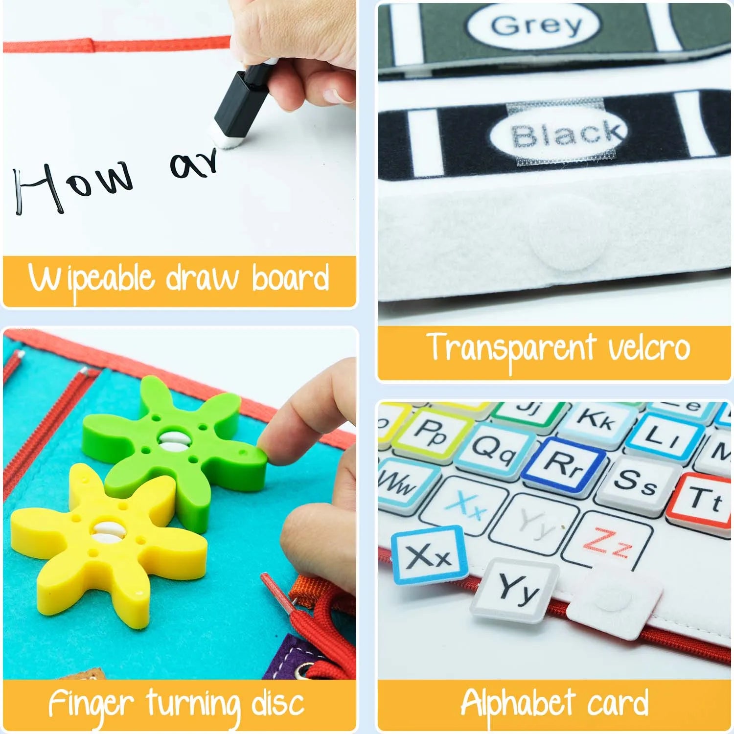 Felt Learning Board Busy Board FREE Shipping