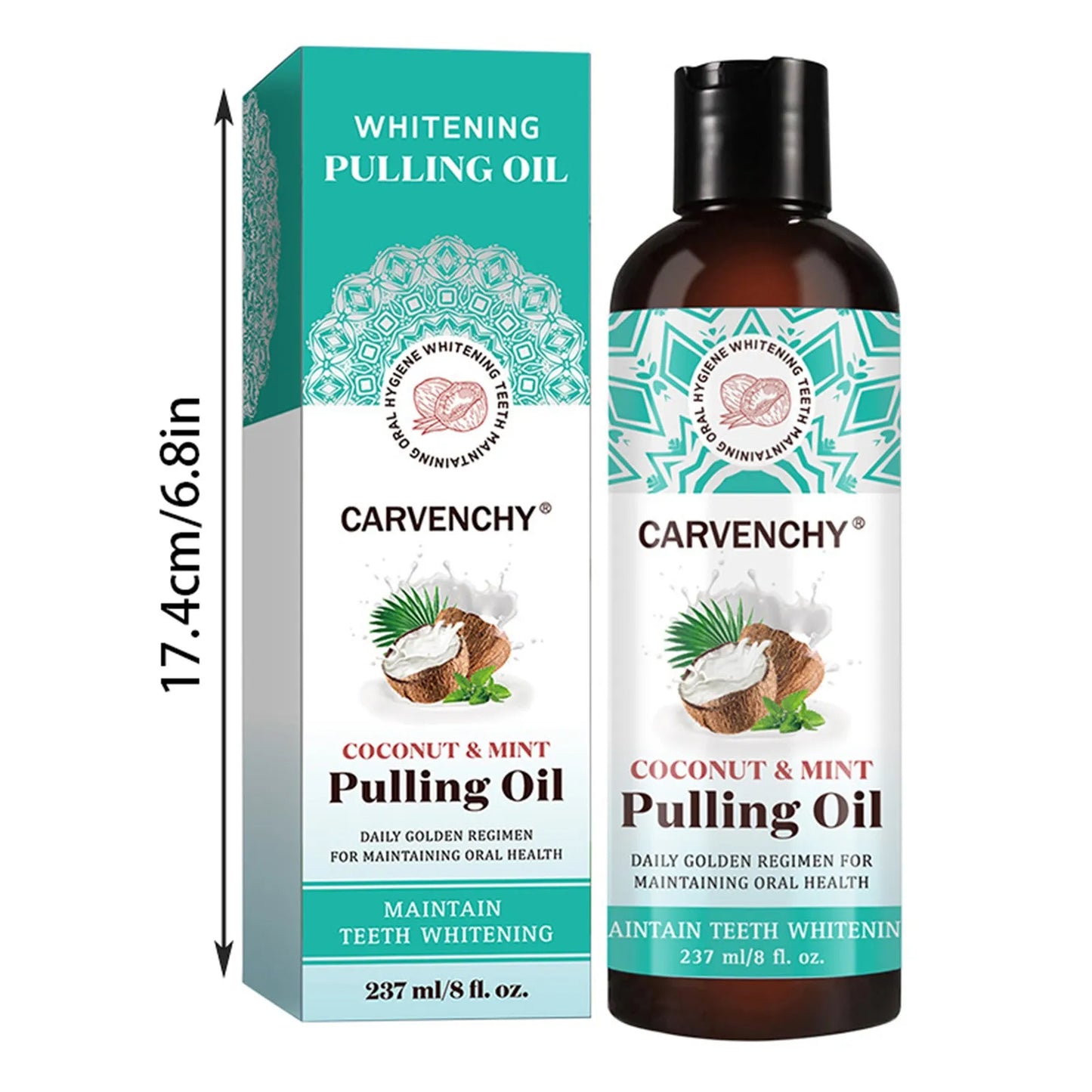 Whitening pulling oil