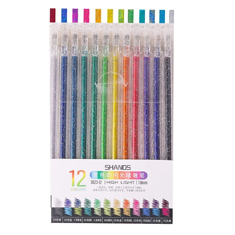 Glitter Gel Pen Set FREE Shipping