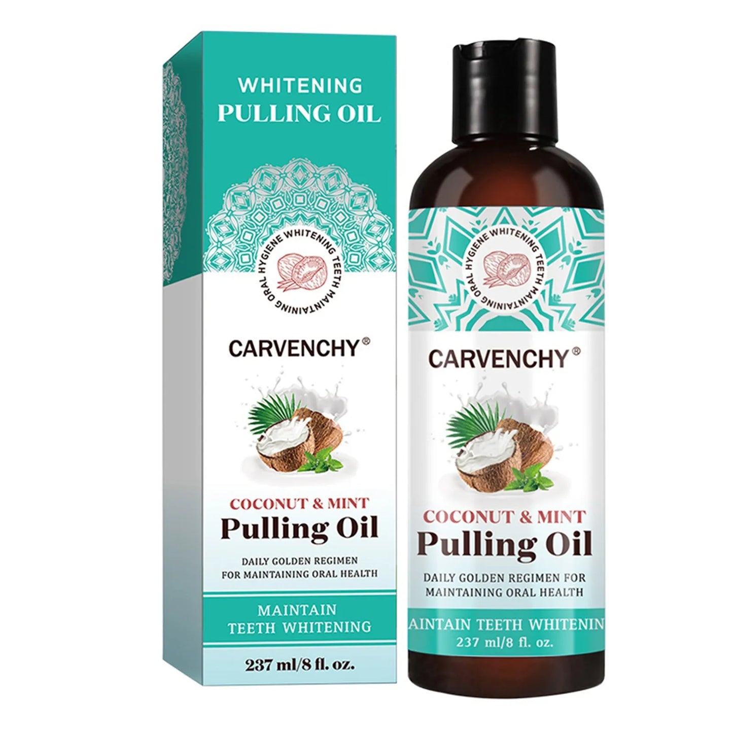 Whitening pulling oil