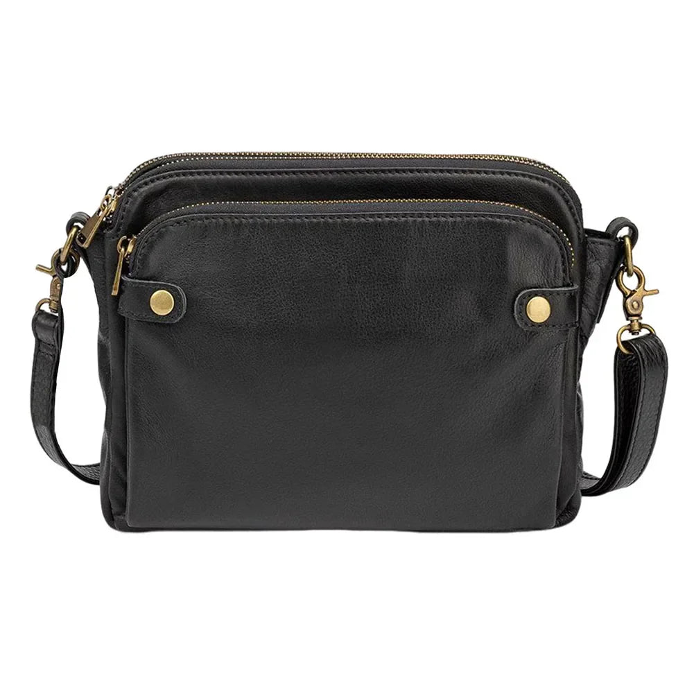 Crossbody Leather Shoulder Bags and Clutches