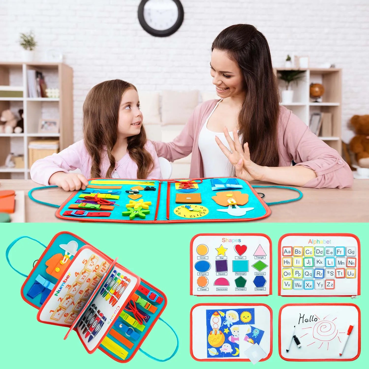 Felt Learning Board Busy Board FREE Shipping