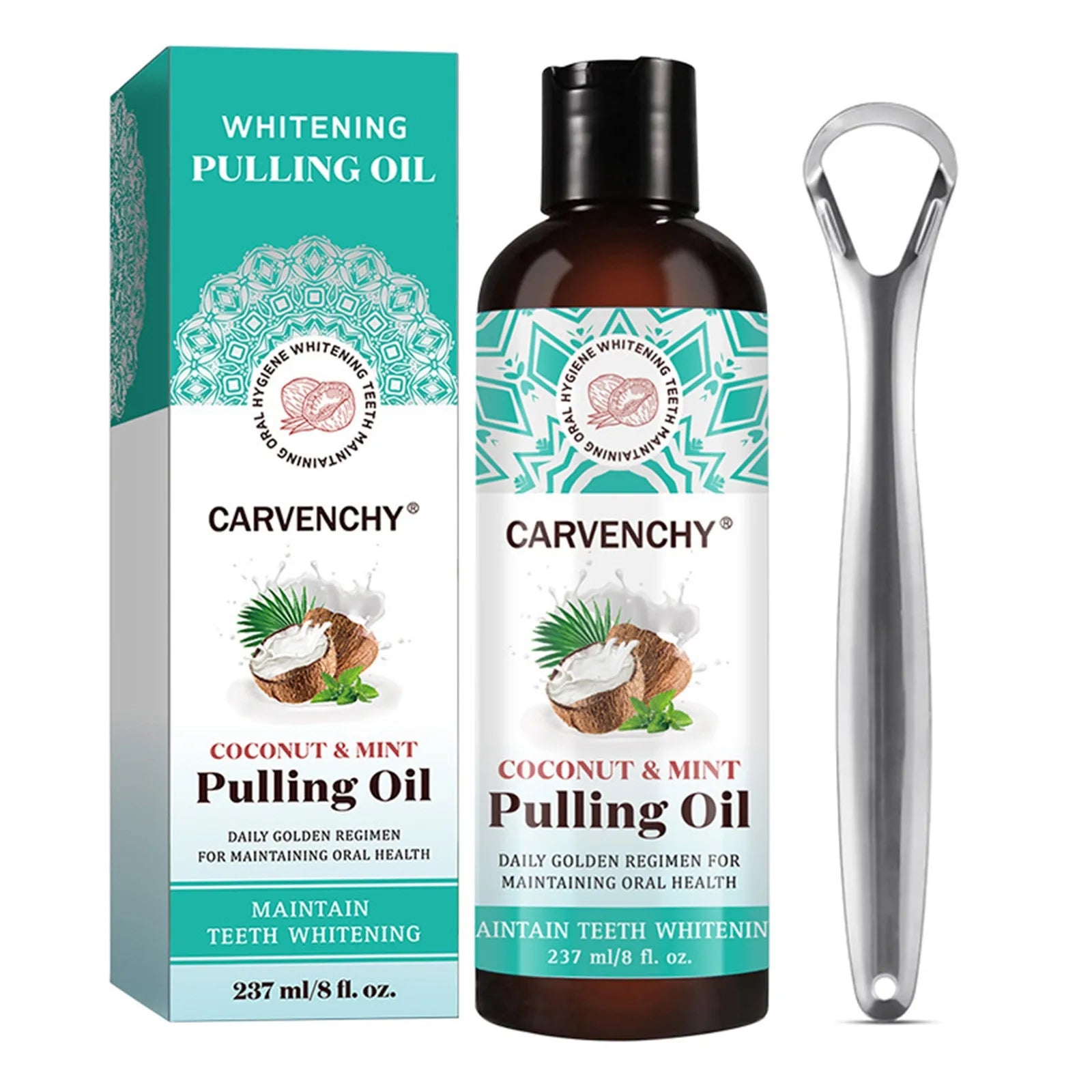 Whitening pulling oil