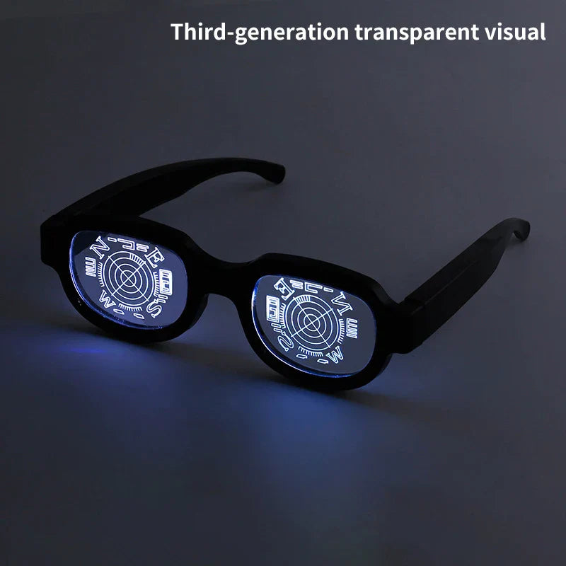 LED Luminous Glasses Light-Up Eyewear