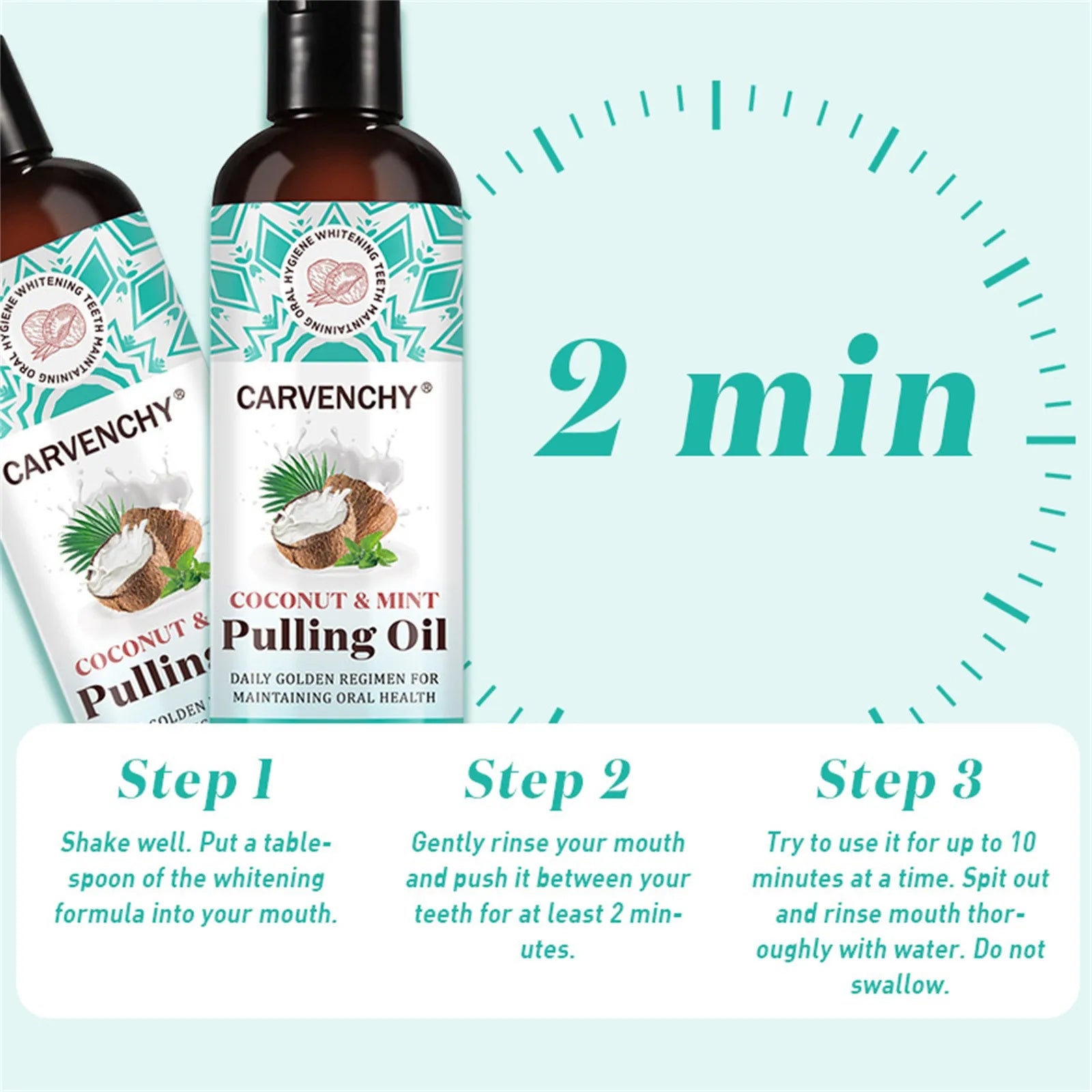 Whitening pulling oil