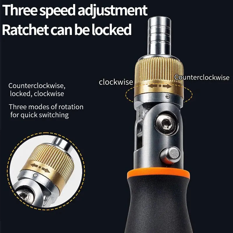 10 in 1 Multi-angle ratchet screwdriver Professional tools