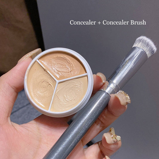 2024 New 3-In-1 Contouring And Brighten Concealer Palette Tri-Color Concealer FREE Shipping