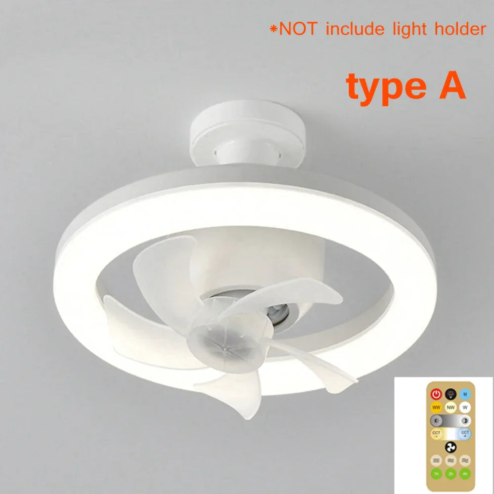 LED Swing Head Fan Light