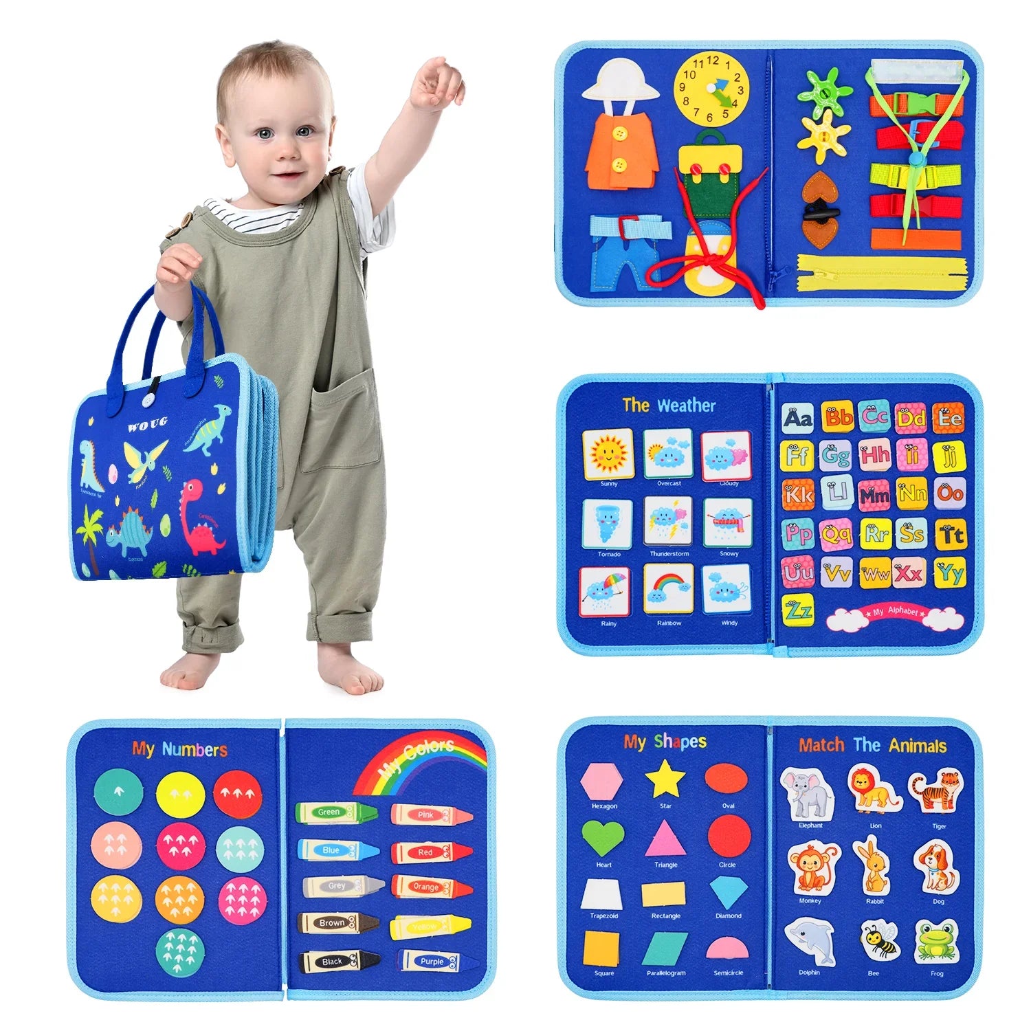 Felt Learning Board Busy Board FREE Shipping