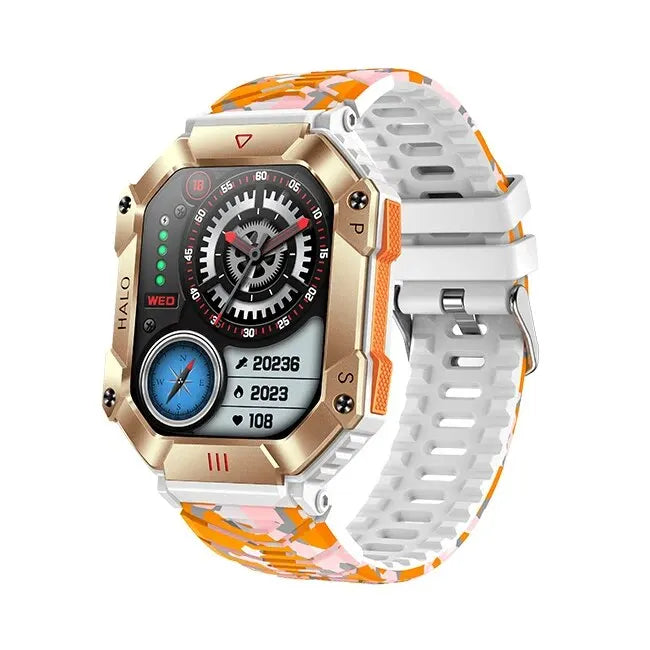 Outdoor Camping Multi-functional Waterproof Anti-fall Smart Watch