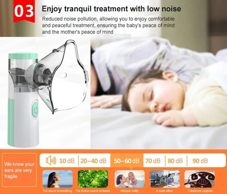 Nainley Portable Nebulizer - Congestion Eliminator FREE Shipping