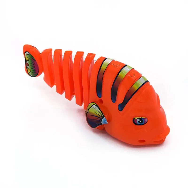 Plastic Wind-Up Wiggle Fish Toys