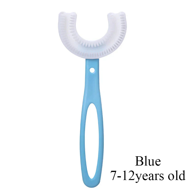 U-shaped children's toothbrush