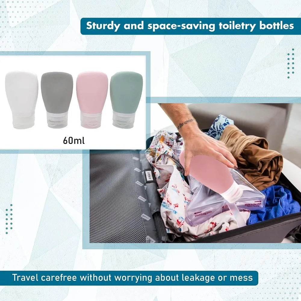 Multi-functional Travel Silicone Bottle